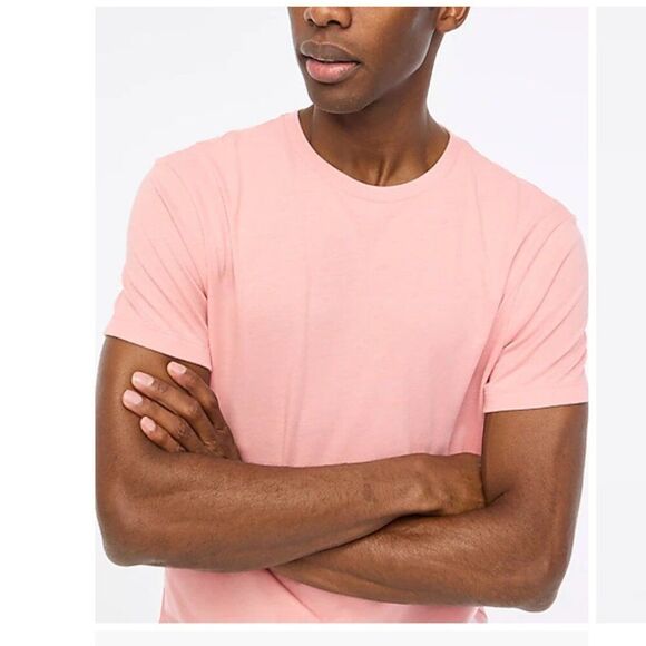 J. Crew Factory L0029 Pink Cotton-blend washed tee NWT size Med - Picture 4 of 8